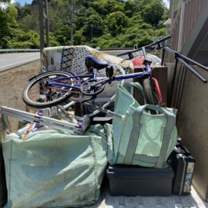 米子市でお引越しの際に粗大ゴミ、自転車処分