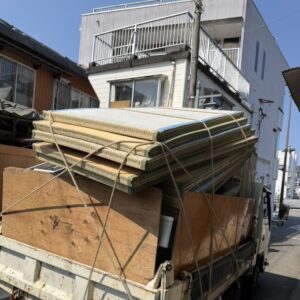 鳥取市で戸建てから畳や冷蔵庫等を回収( •̀ ω •́ )✧