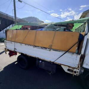 東伯郡琴浦町の脚立・布団等の事前見積もり後の不用品回収